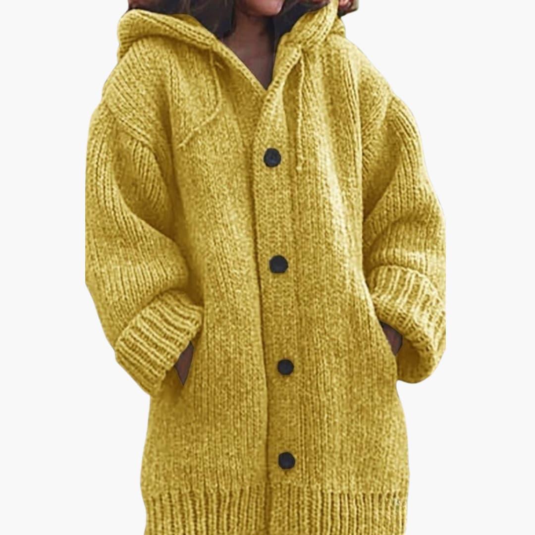 Bavane | Long Hooded Cardigan for Women