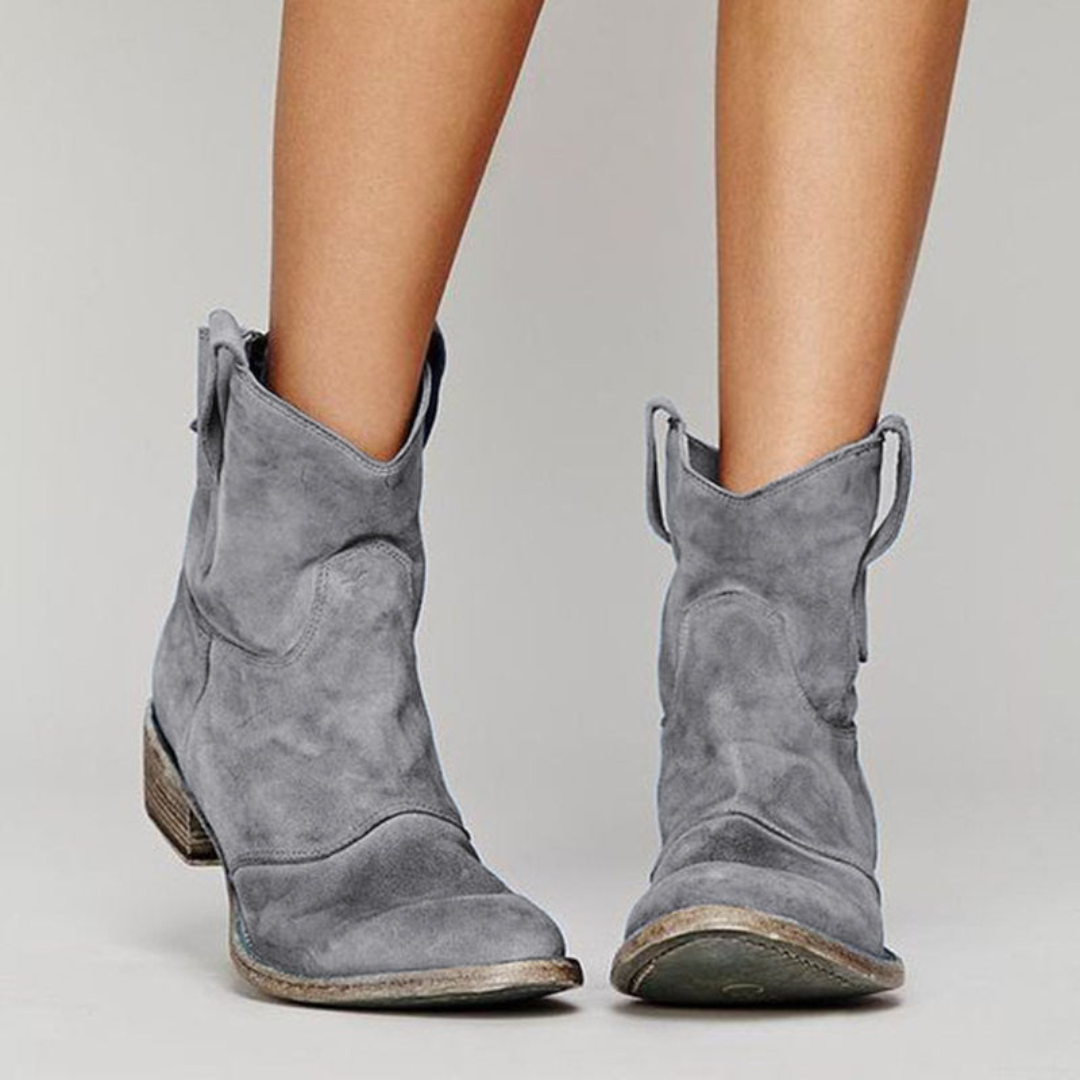 Boots for Women | Ankle-height Western Pull Tabs