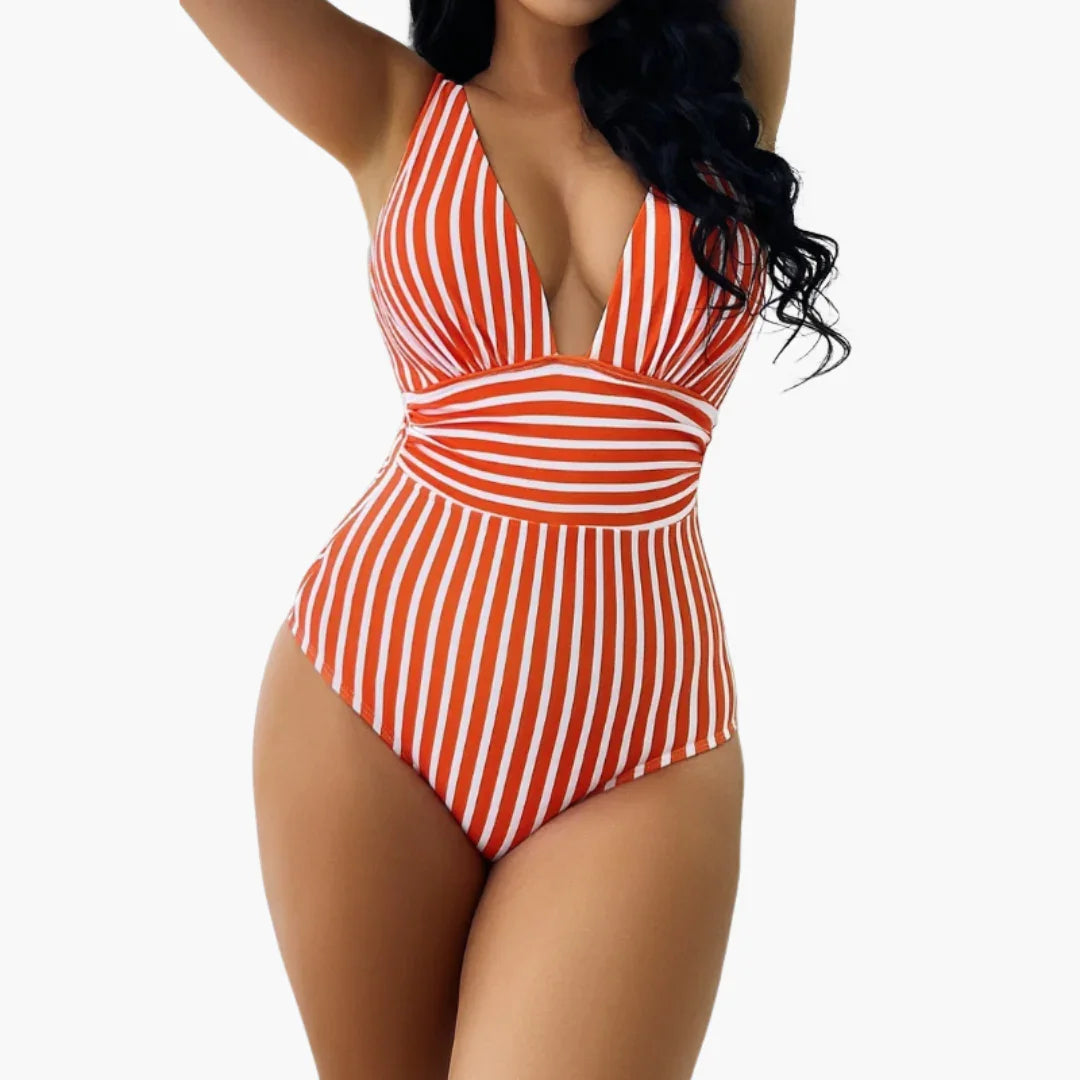 One-Piece Swimsuit - Women's Swimwear with Tummy Control