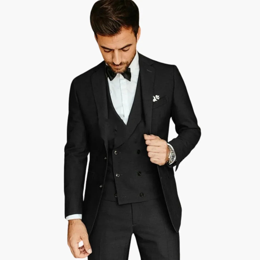 Bavane | Men's Three-Piece Suit with Vest and Tailored Pants