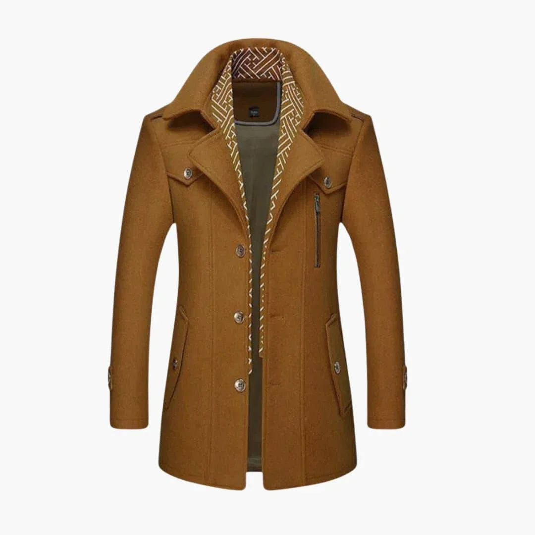 Wool Coat for Men  Elegant & Warm for Winter Days