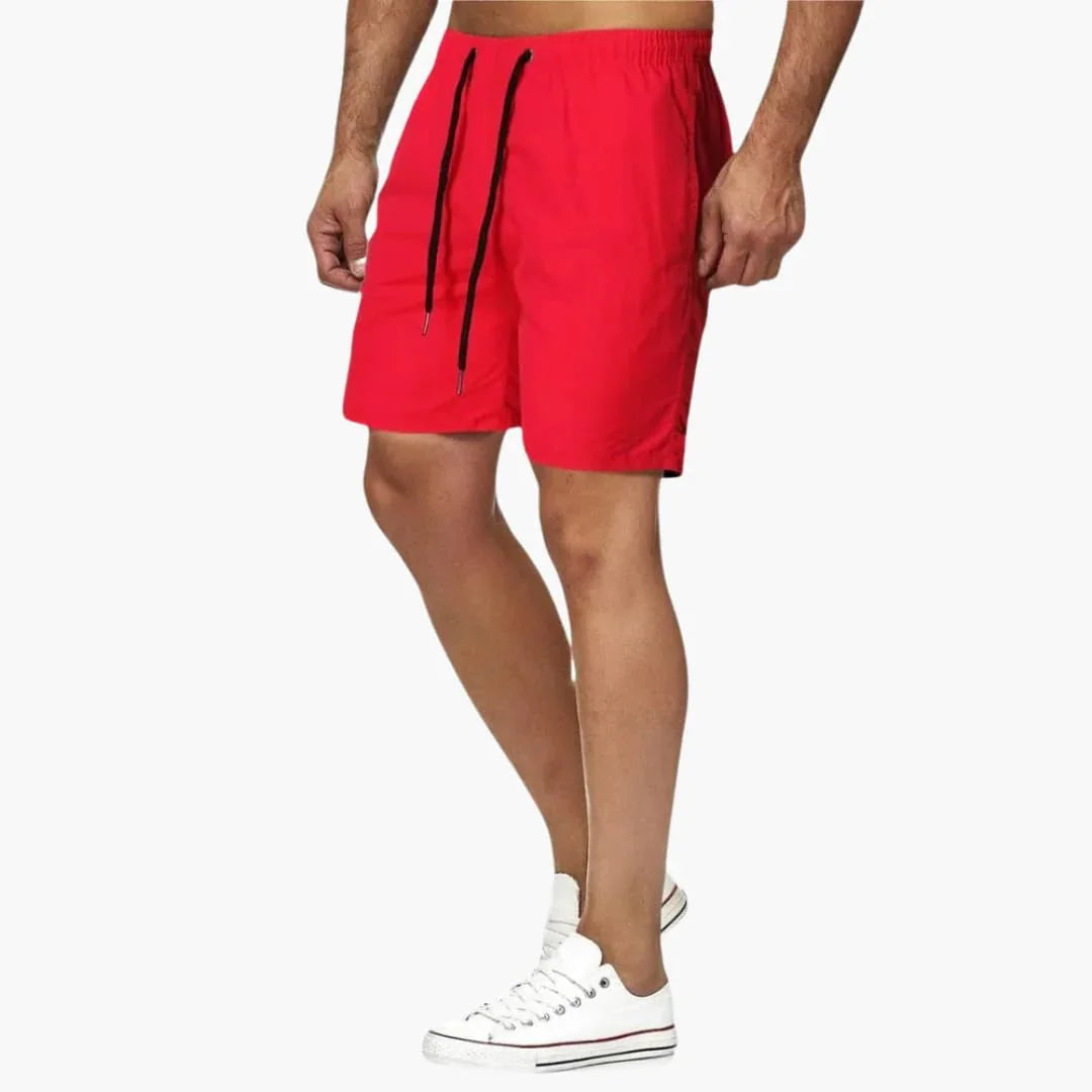 Men's Swim Shorts Summer with Drawstring and Quick-Drying Fabric