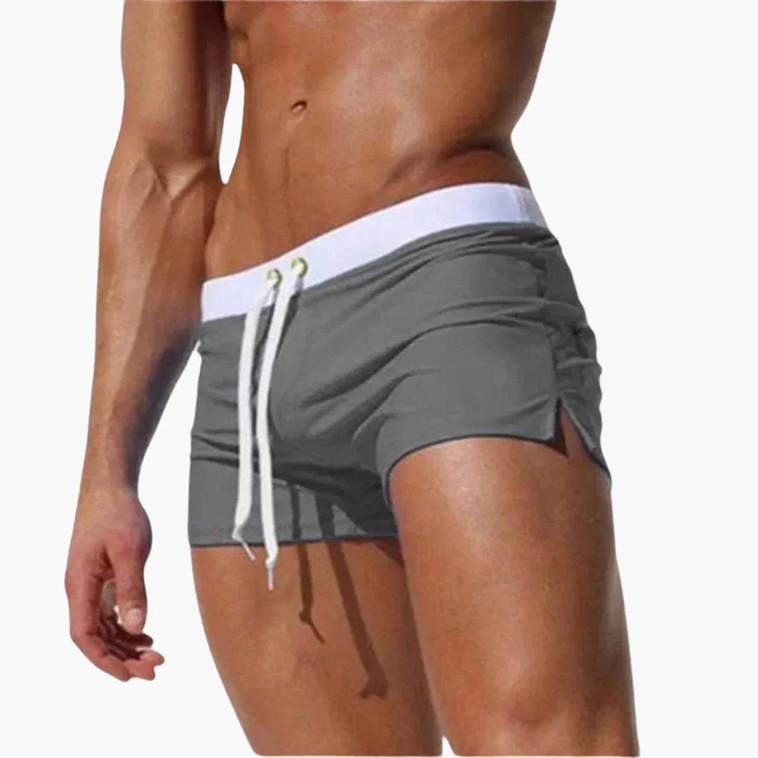 Men's Swim Shorts  Fitted with Drawstring