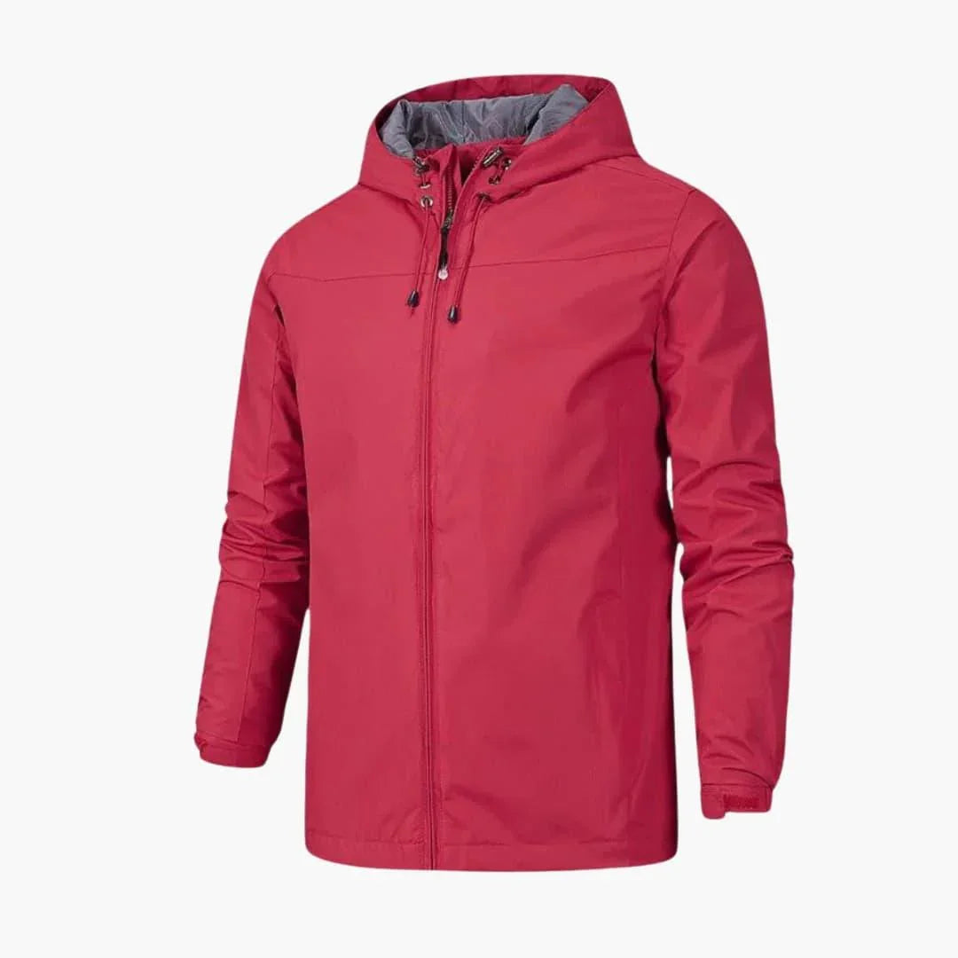 Waterproof Rain Jacket for Men with Breathable Material