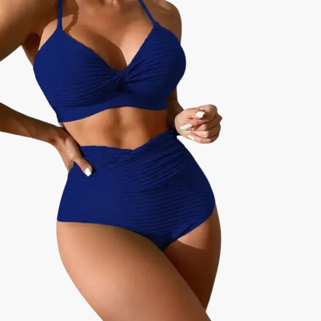 Bikini Set - Women's Two-Piece with High Waist & Style