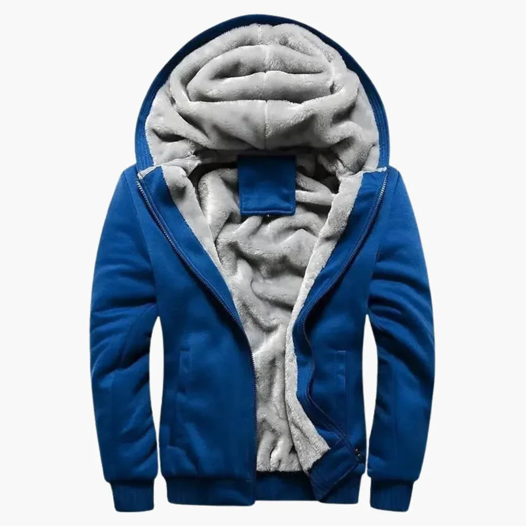 Men's Jacket with Hood and Zipper