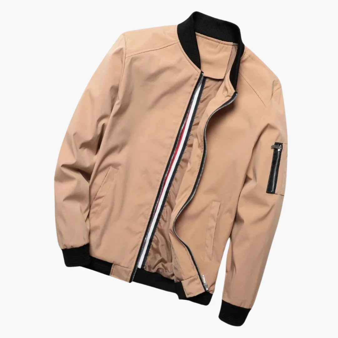Lightweight Bomber Jacket for Men - Breathable & Stylish