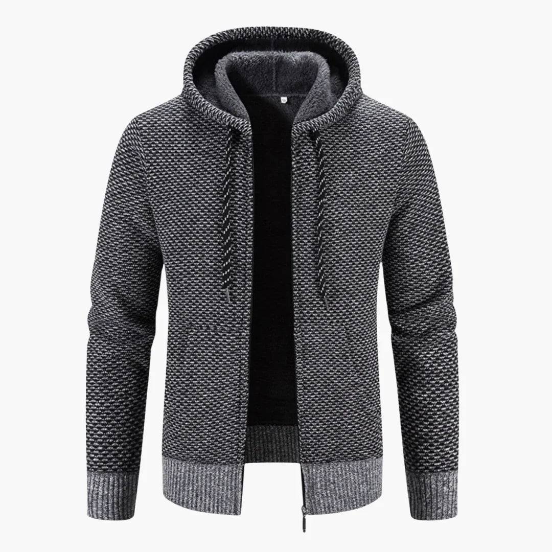 High-Quality Hooded Cardigan  Modern and Comfortable for Men