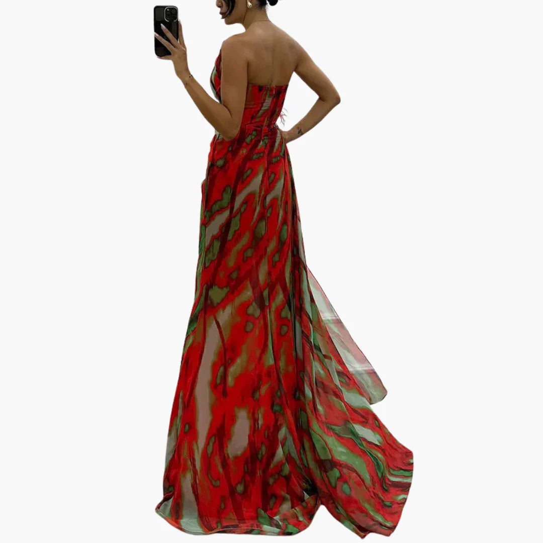 Vibrant Maxi Dress for Women - Colorful Design
