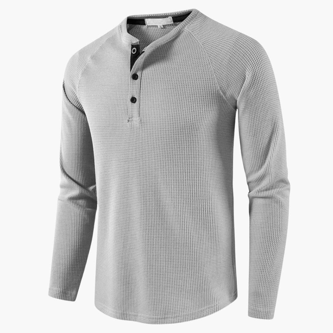 Stylish Henley Neck T-Shirt for Men