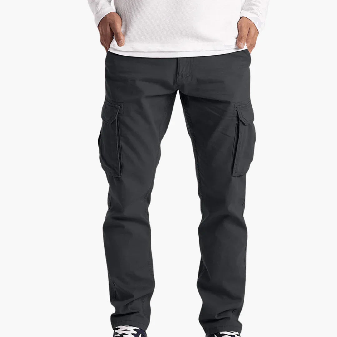 Casual Cargo Pants for Men with Many Pockets