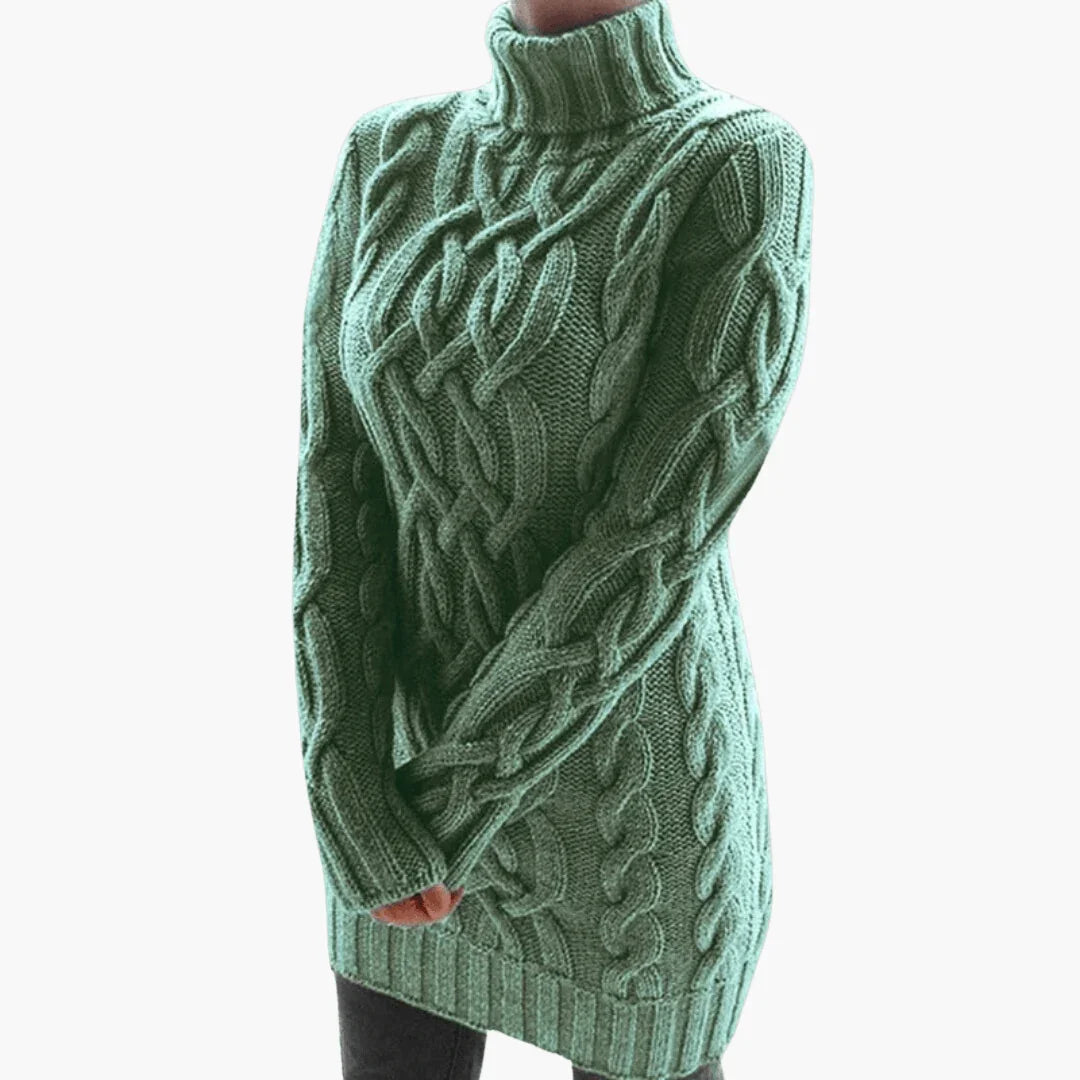 Turtleneck Knit Sweater for Women  Elegant, Soft Top