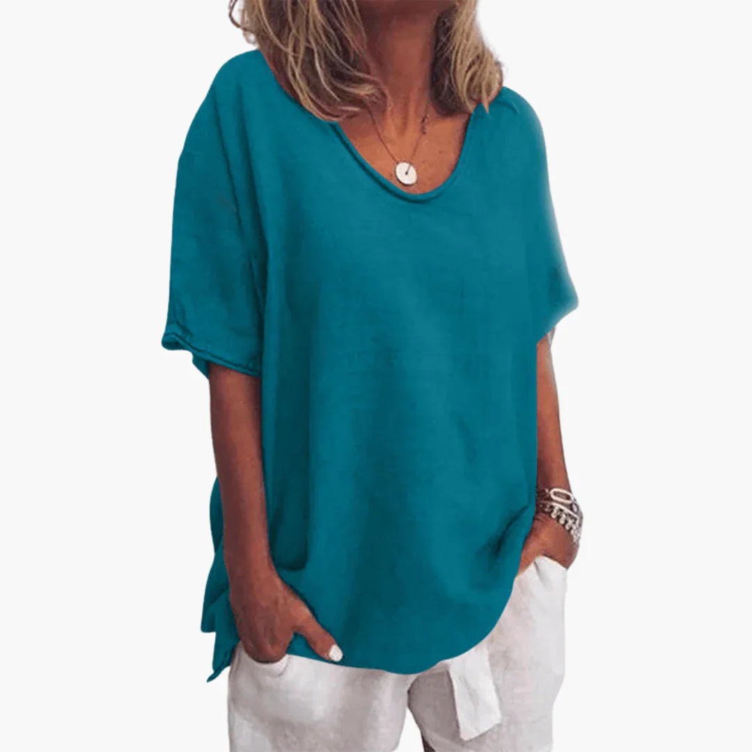 Loose T-Shirt for Women  Comfortable Casual Top for Everyday Wear