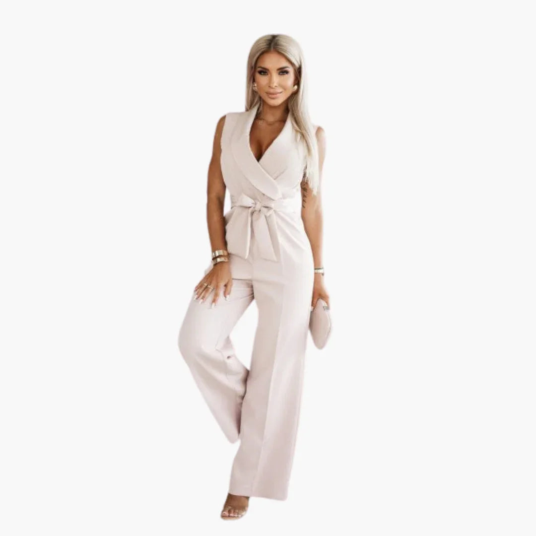 Sleeveless Jumpsuit for Women - Elegant & Versatile