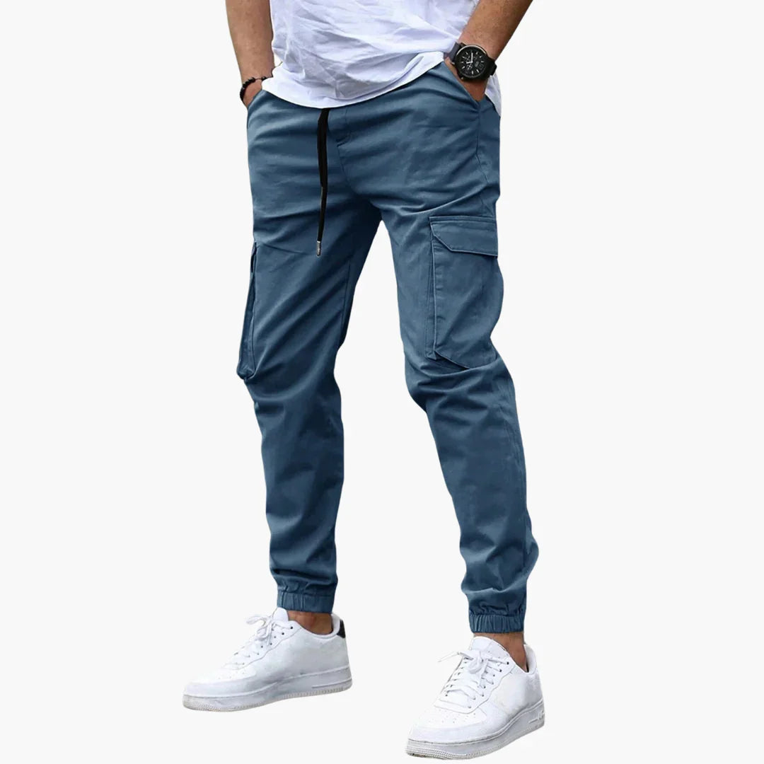Relaxed Cargo Jogger Pants - For Men with Pockets & Style