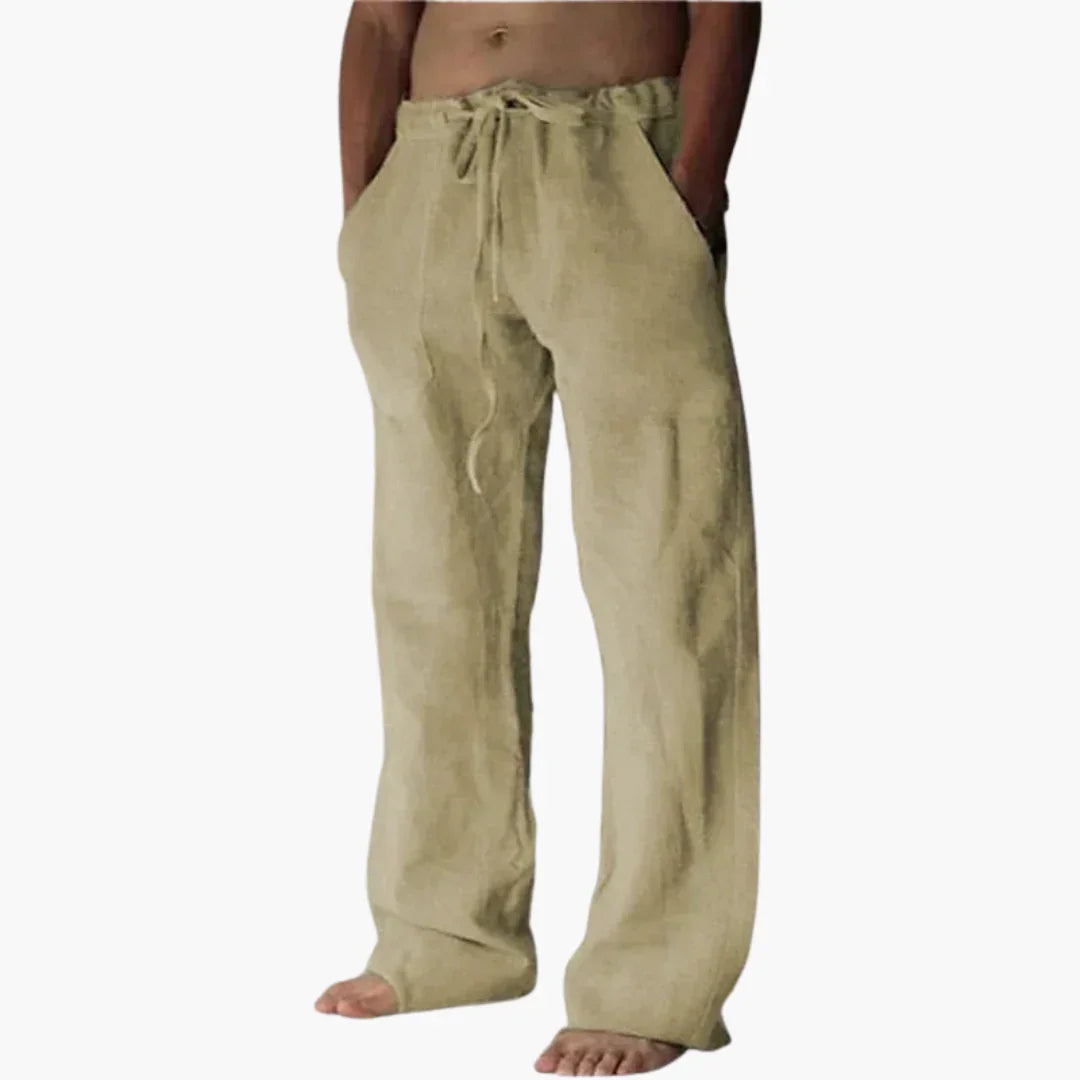 Light Relaxed Fit Pants for Men - Comfortable & Breathable
