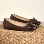 Women's Flat Shoes with Square Toe and Slip On