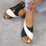 Women's Sandals with Adjustable Straps and Cushioned Insole