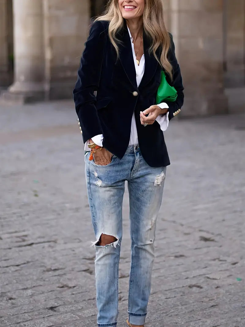 Blazer for Women | Single Button Tailored
