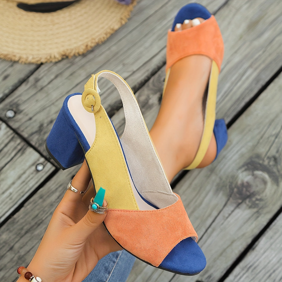 Women's Orthopedic Sandals with Slingback Strap and Cushioned Insole