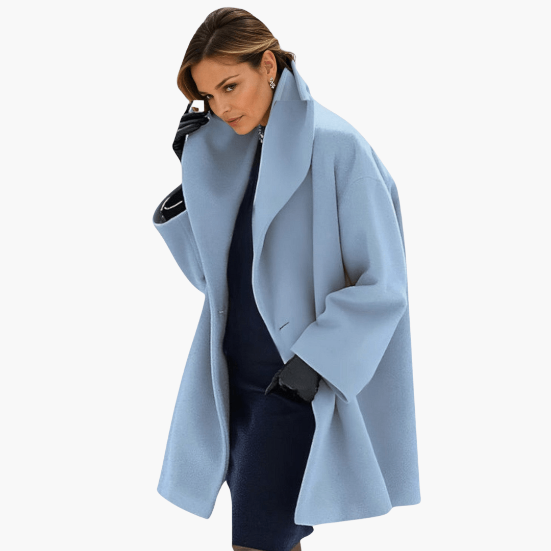 Bavane | Women's Jacket with Wide Collar and Long Sleeves