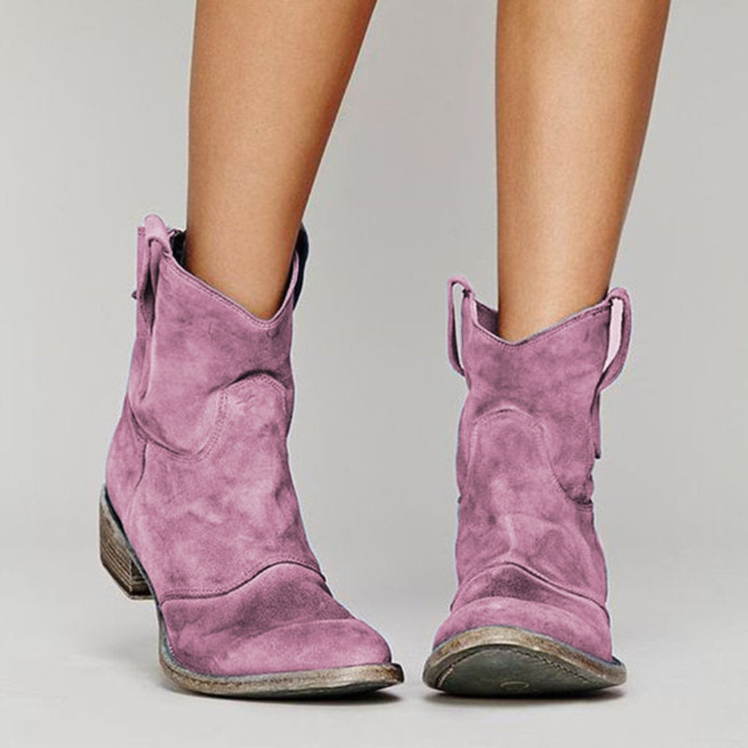 Boots for Women | Ankle-height Western Pull Tabs