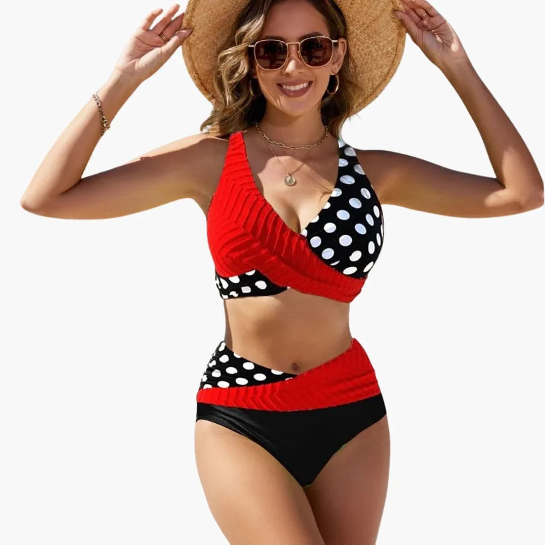 Elegant Crossover Bikini - Women's Two-Piece for Summer