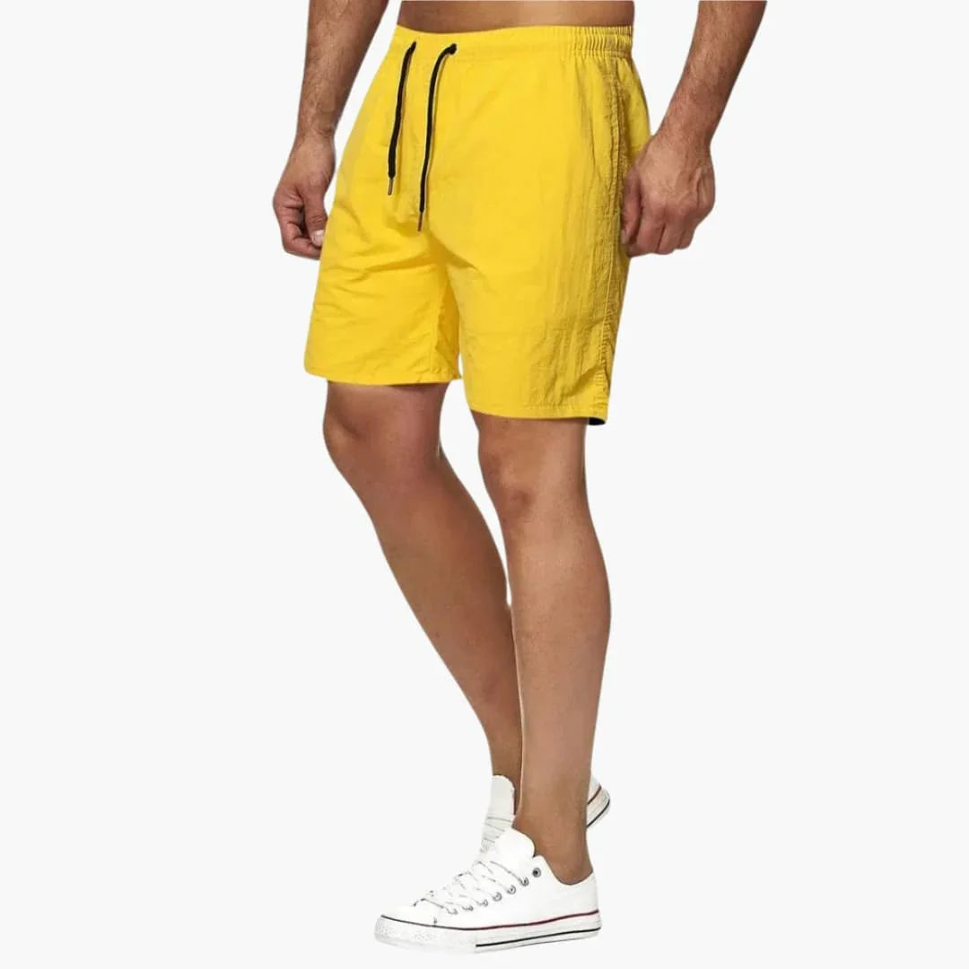 Men's Swim Shorts Summer with Drawstring and Quick-Drying Fabric