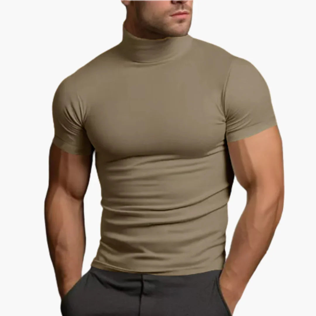 Turtleneck Casual Shirt for Men - Comfortable and Stylish