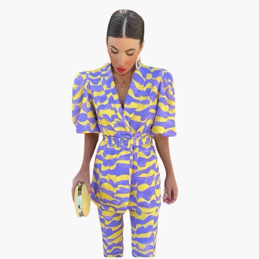 2-Piece Women's Set - Elegant Casual Outfit Made of Soft Fabric