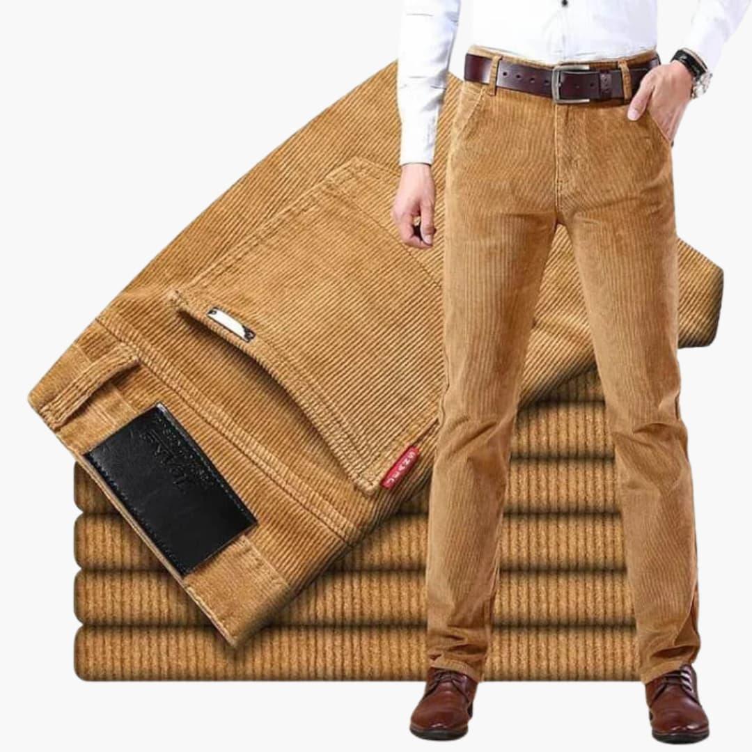 Bavane | Men's Corduroy Winter Trousers with Classic Fit