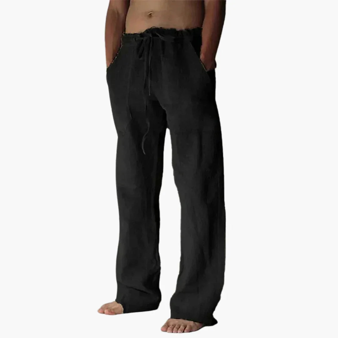 Light Relaxed Fit Pants for Men - Comfortable & Breathable