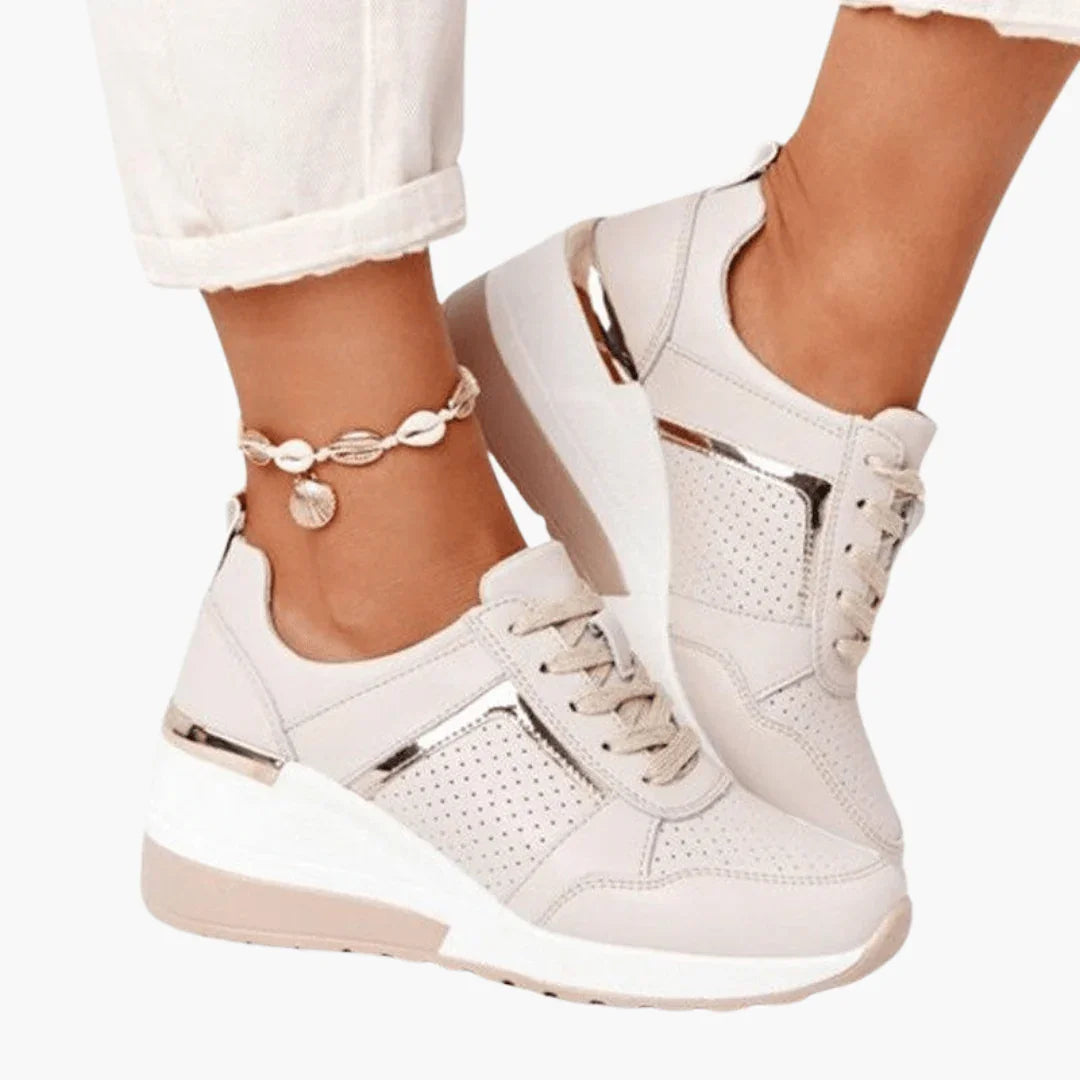 Bavane | Women's Wedge Sneakers with Platform  Trendy Sports Shoes