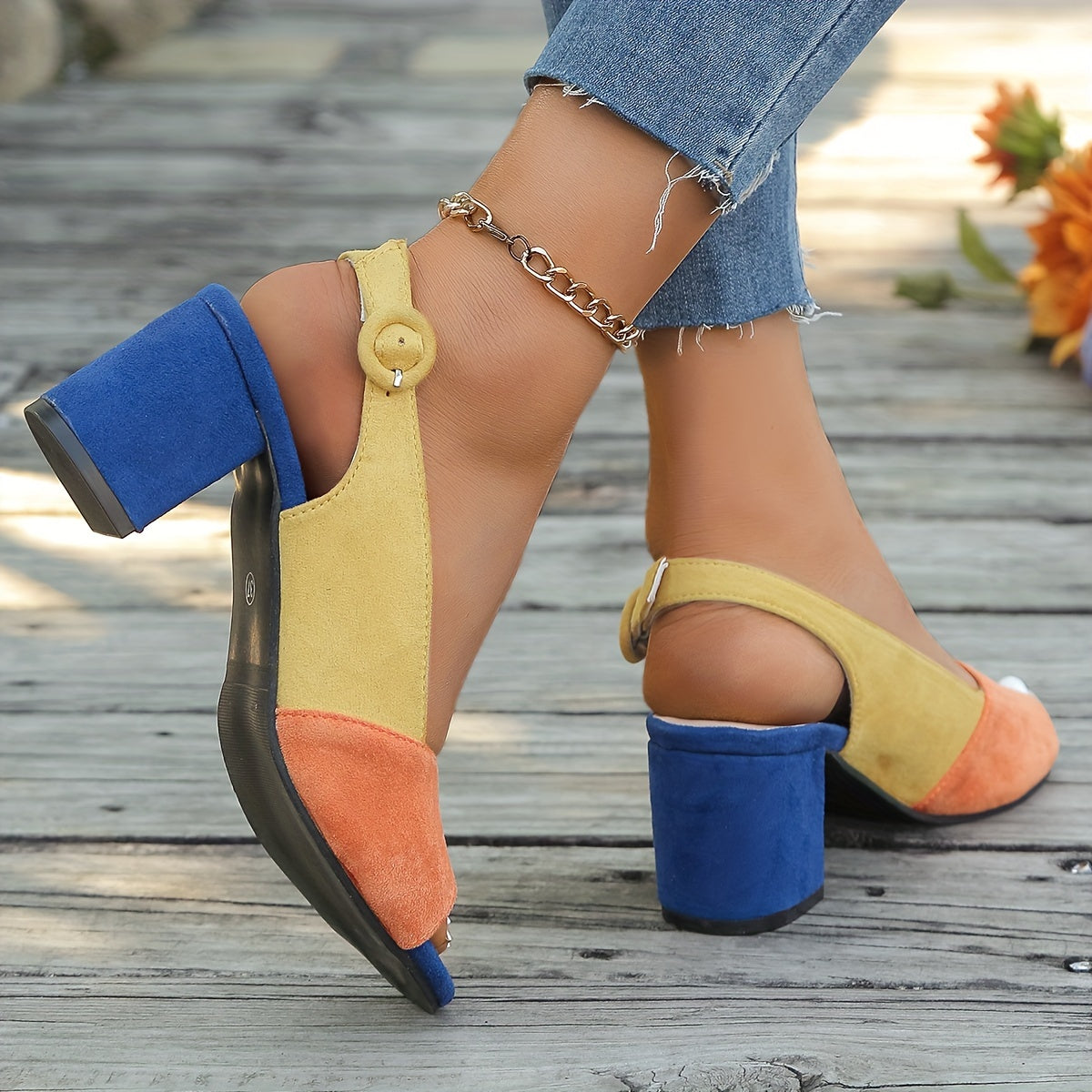 Women's Orthopedic Sandals with Slingback Strap and Cushioned Insole