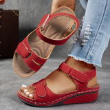 Women's Orthopedic Sandals with Cushioned Footbed and Wedge Sole