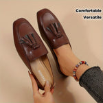 Women's Loafer Shoes with Slip On and Plain Toe