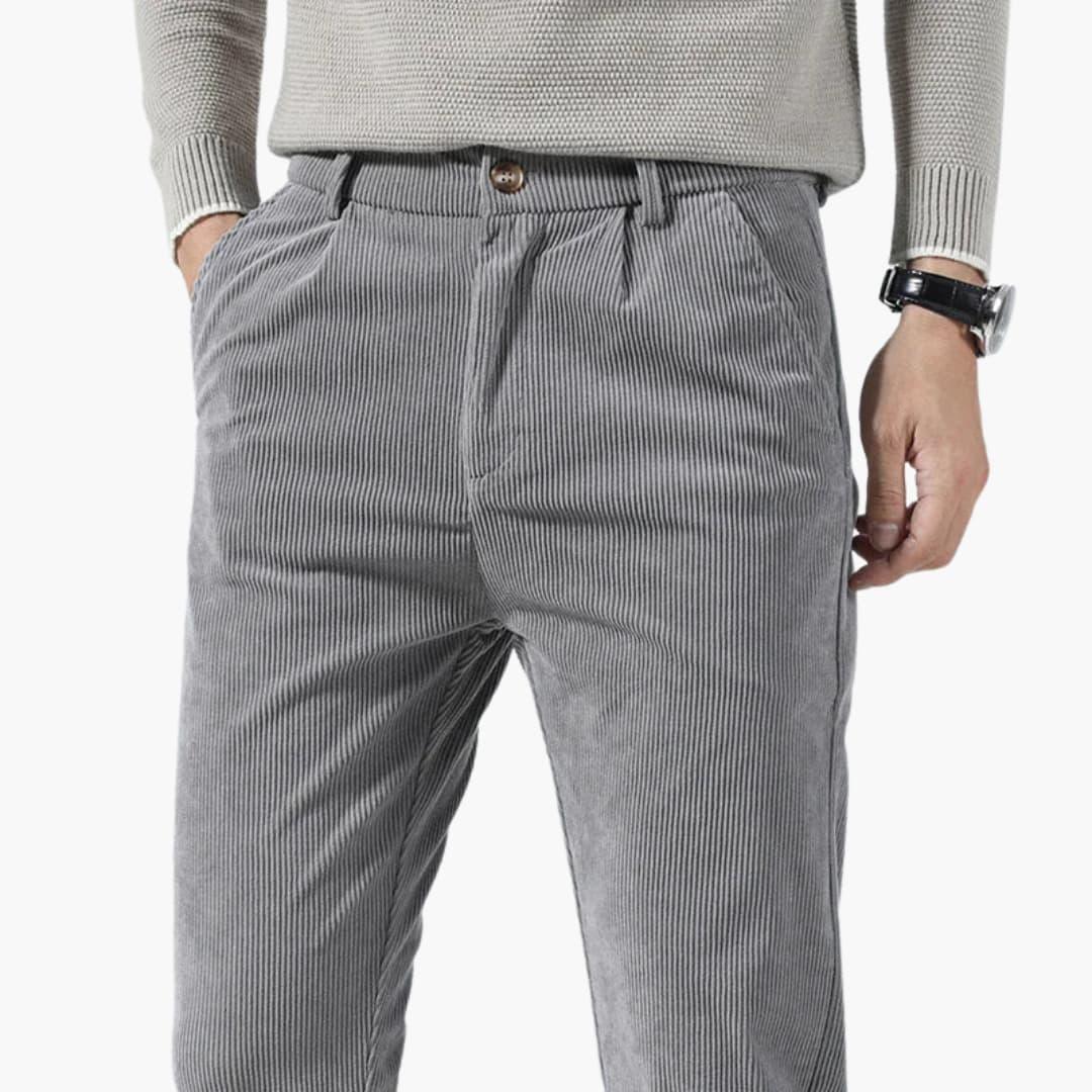 Slim Fit Cord Pants for Men  Stylish, Comfortable Casual Trousers