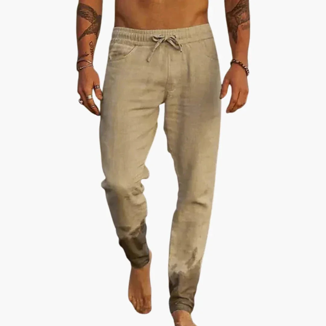 Bavane | Men's Summer Pants with Drawstring and Side Pockets