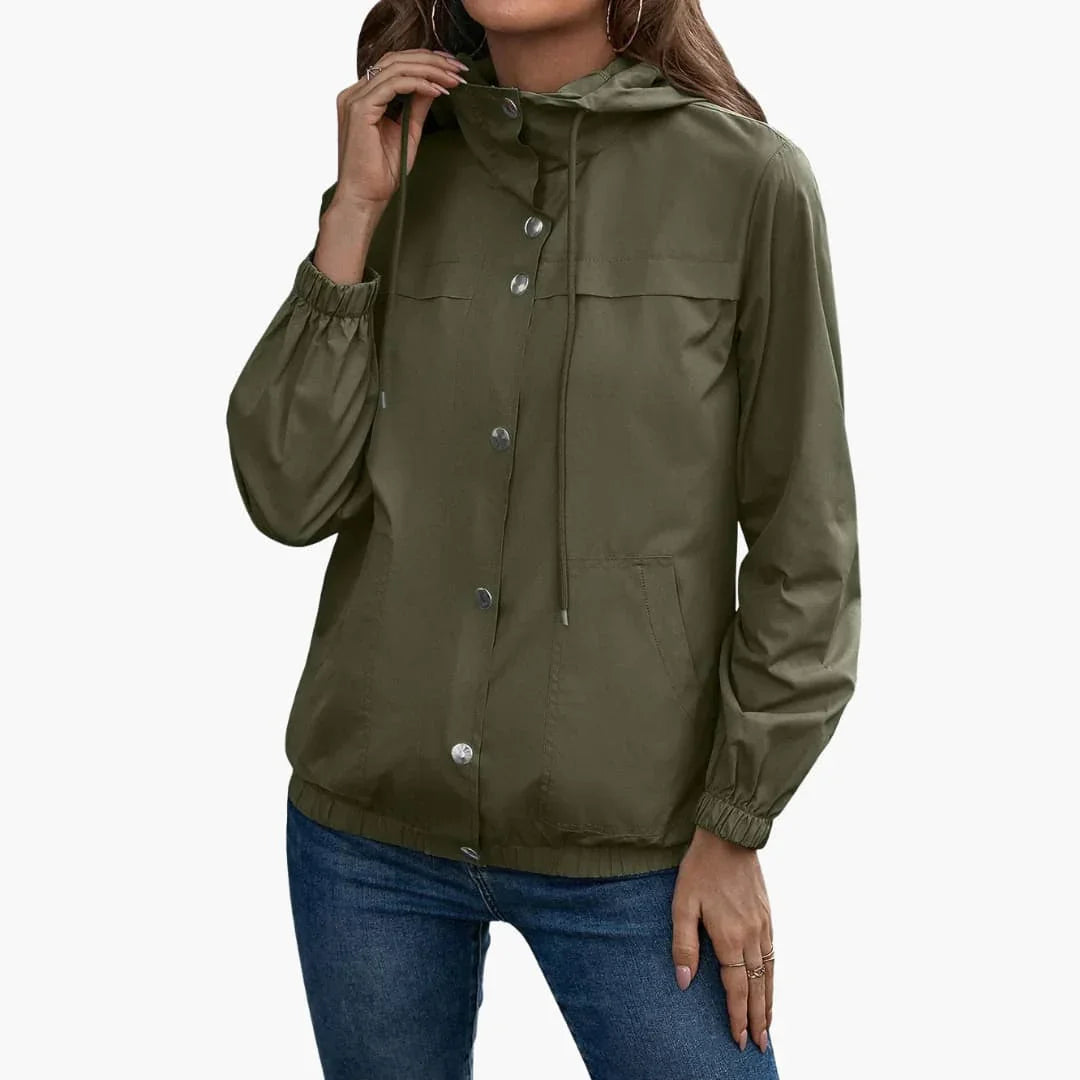Hooded Trenchcoat with Hood for Women