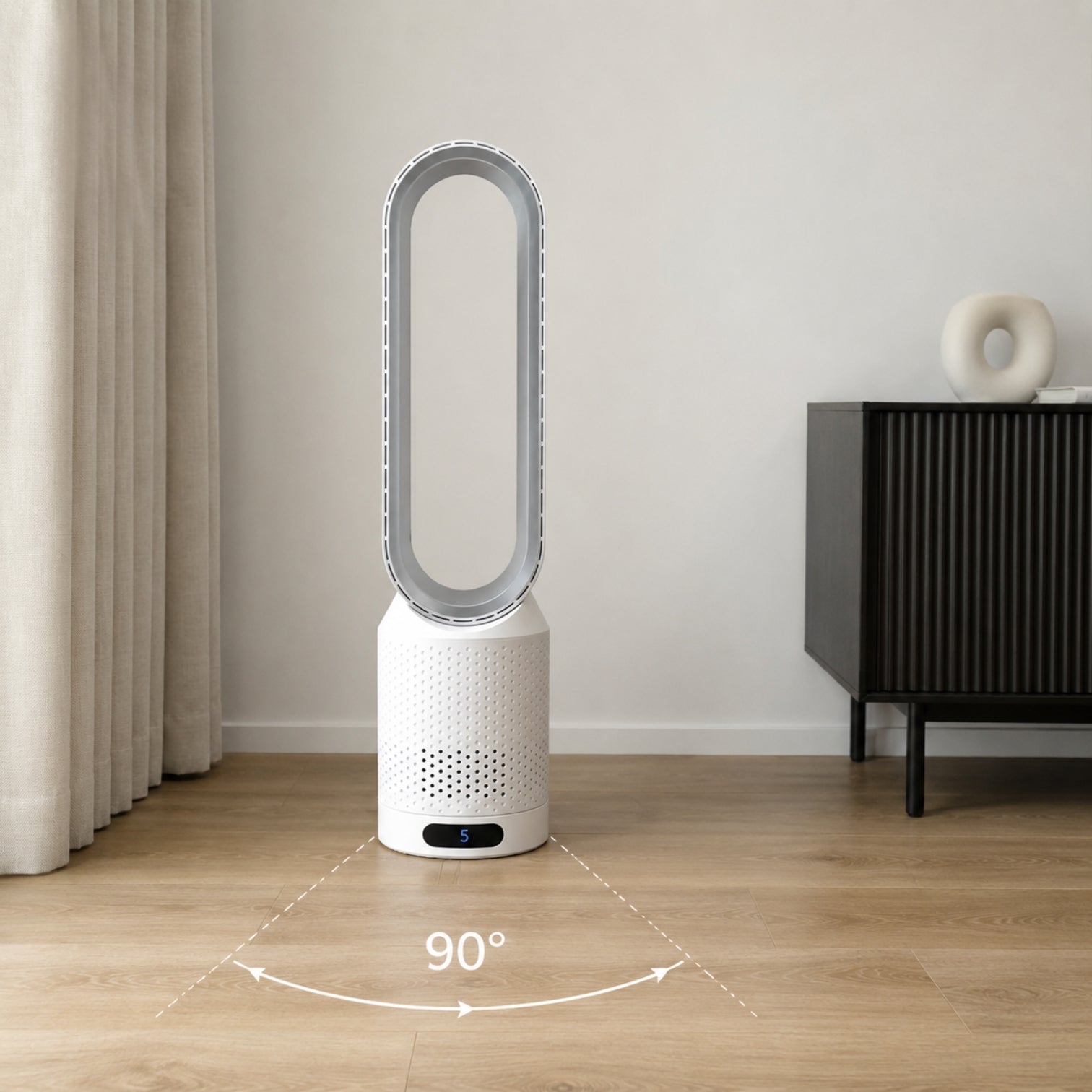 Bladeless Air Cooler & Purifier Fan