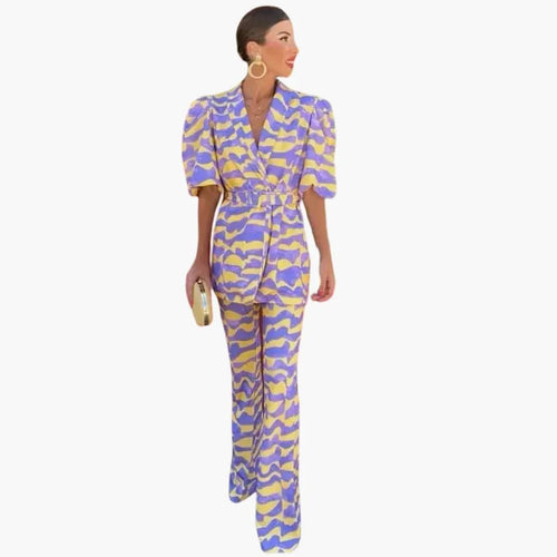 2-Piece Women's Set - Elegant Casual Outfit Made of Soft Fabric