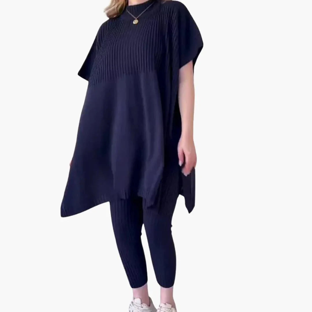 Two-Piece Knit Set for Women  Elegant and Comfortable Outfit