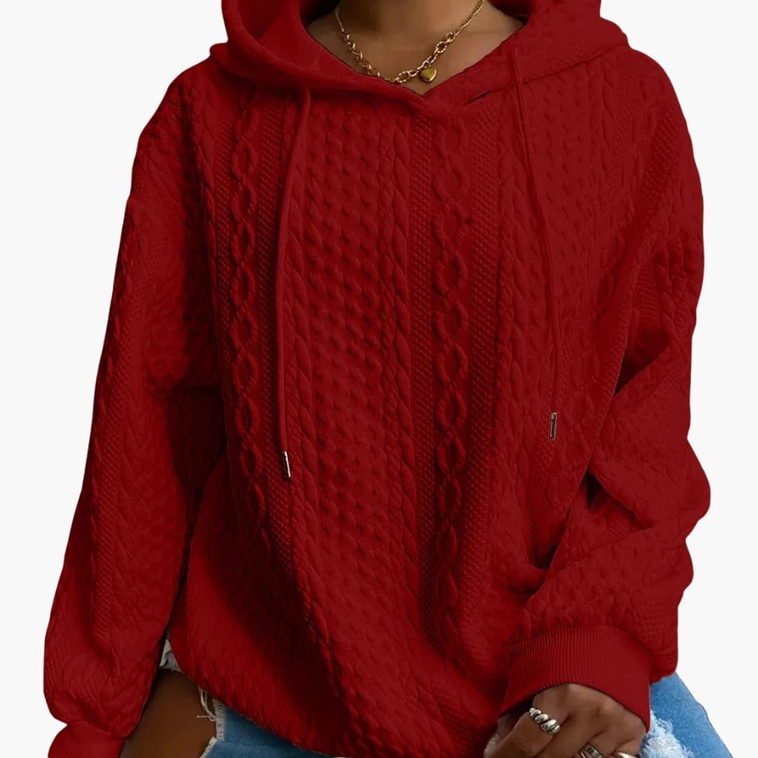 Women's Hoodie with Hood and Long Sleeves