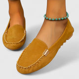 Allegra | Women's Loafers with Slip On and Metal Bar