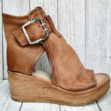 Celeste | Womens Orthopedic Sandals with Wedge Sole and Buckle Closure
