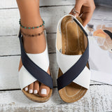Ines | Womens Orthopedic Sandals with Wedge Platform and Cushioned Insole