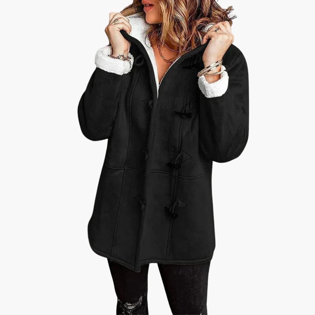 Bavane | Women's Jacket with Hood and Toggle Closure