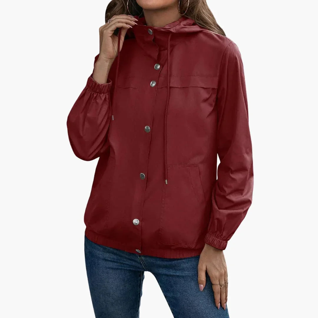 Hooded Trenchcoat with Hood for Women