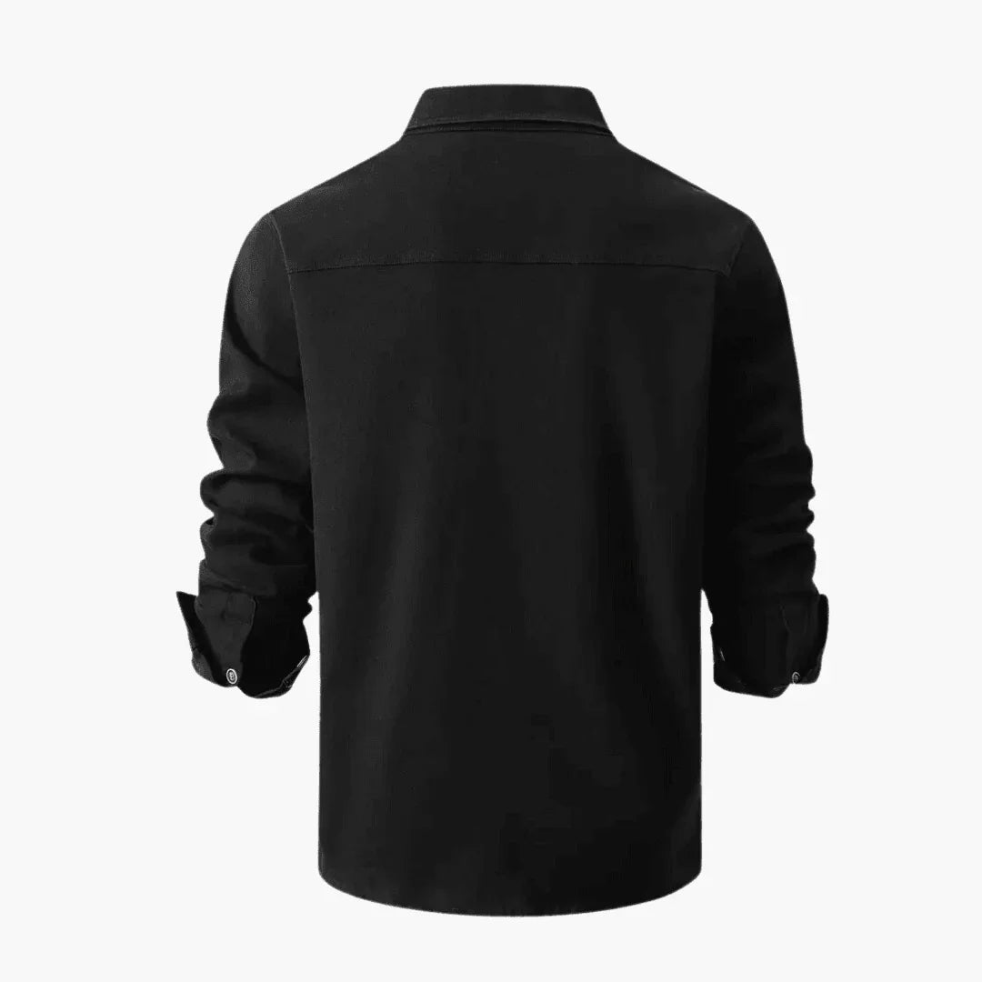 Men's Long Sleeve Shirt  Premium Cotton, Slim Fit, Elegant