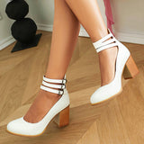 Zara | Womens Orthopedic Sandals with Ankle Strap and Block Heel